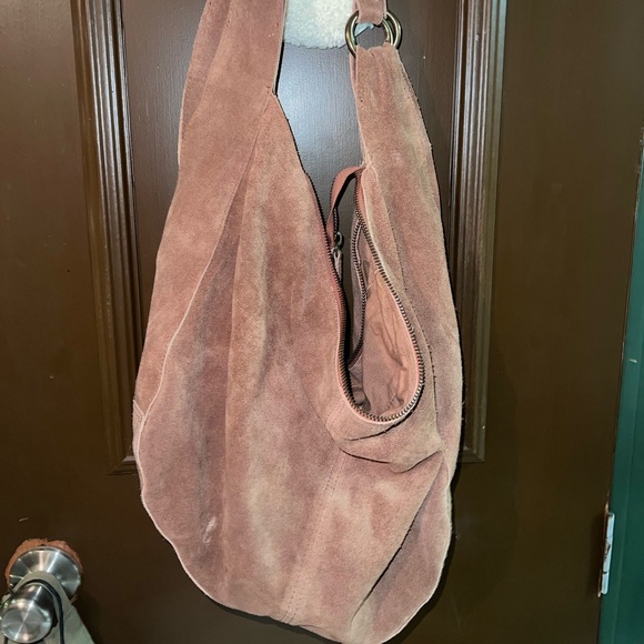 Free People Handbags - Free people brown Roma suede tote